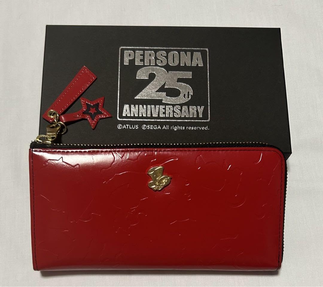 Amazon.co.jp: ペルソナ 25周年 本革 長財布 ペルソナ5 主人公