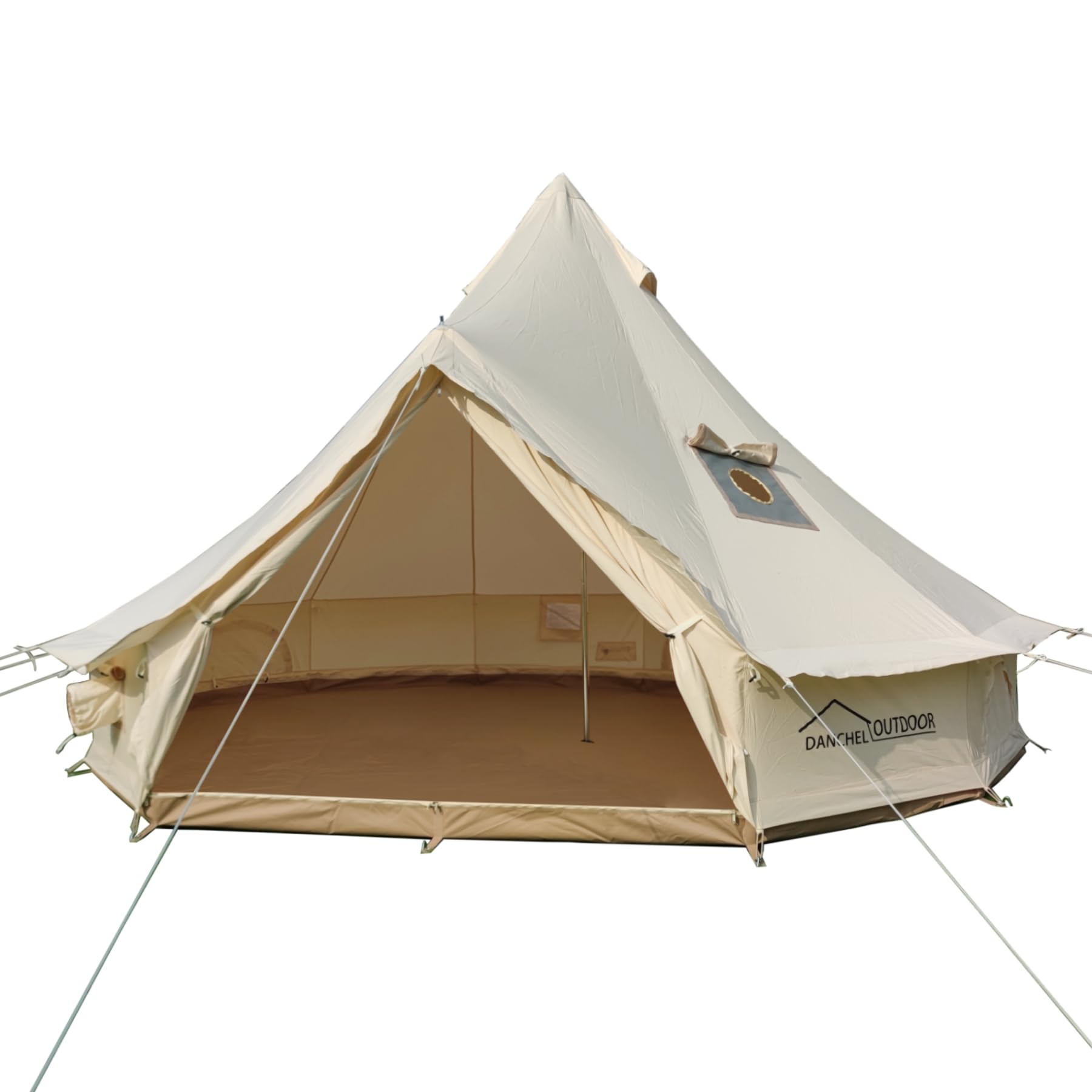 DANCHEL OUTDOOR コットンベルテント5m【専用グランドシート付き