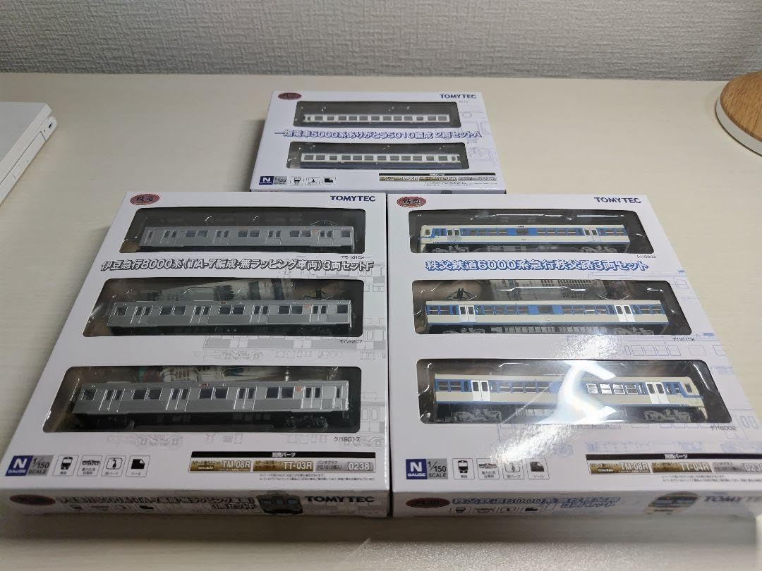 鉄道コレクション 秩父鉄道6000系 伊豆急8000系無塗装 一畑電車5000