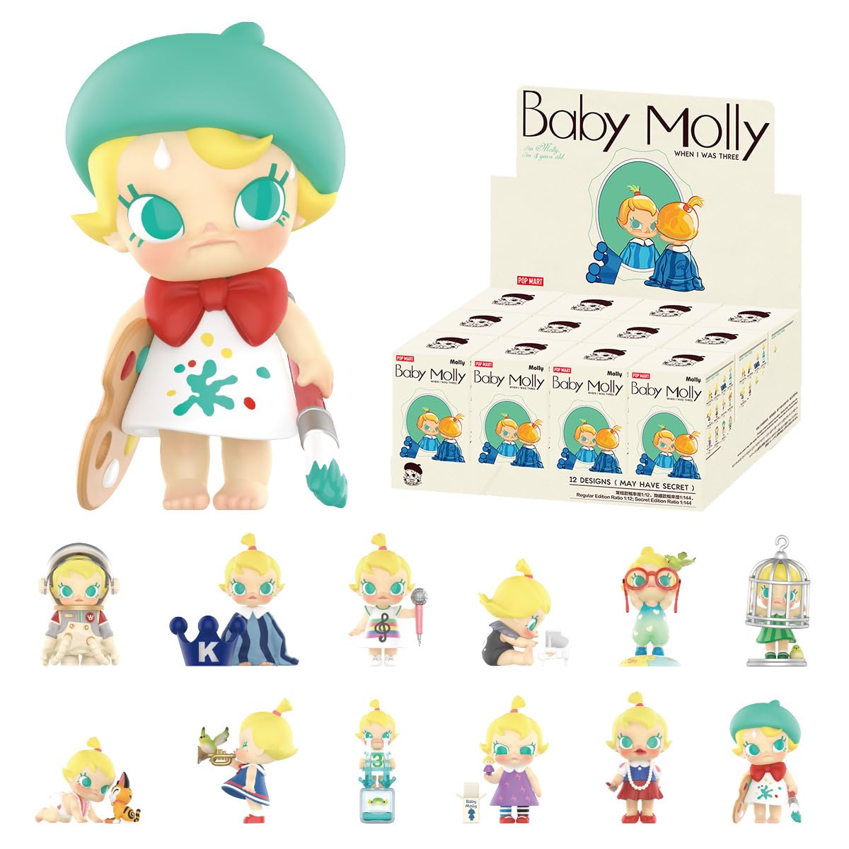 Amazon.co.jp: POP MART Baby Molly When I was Three！シリーズ
