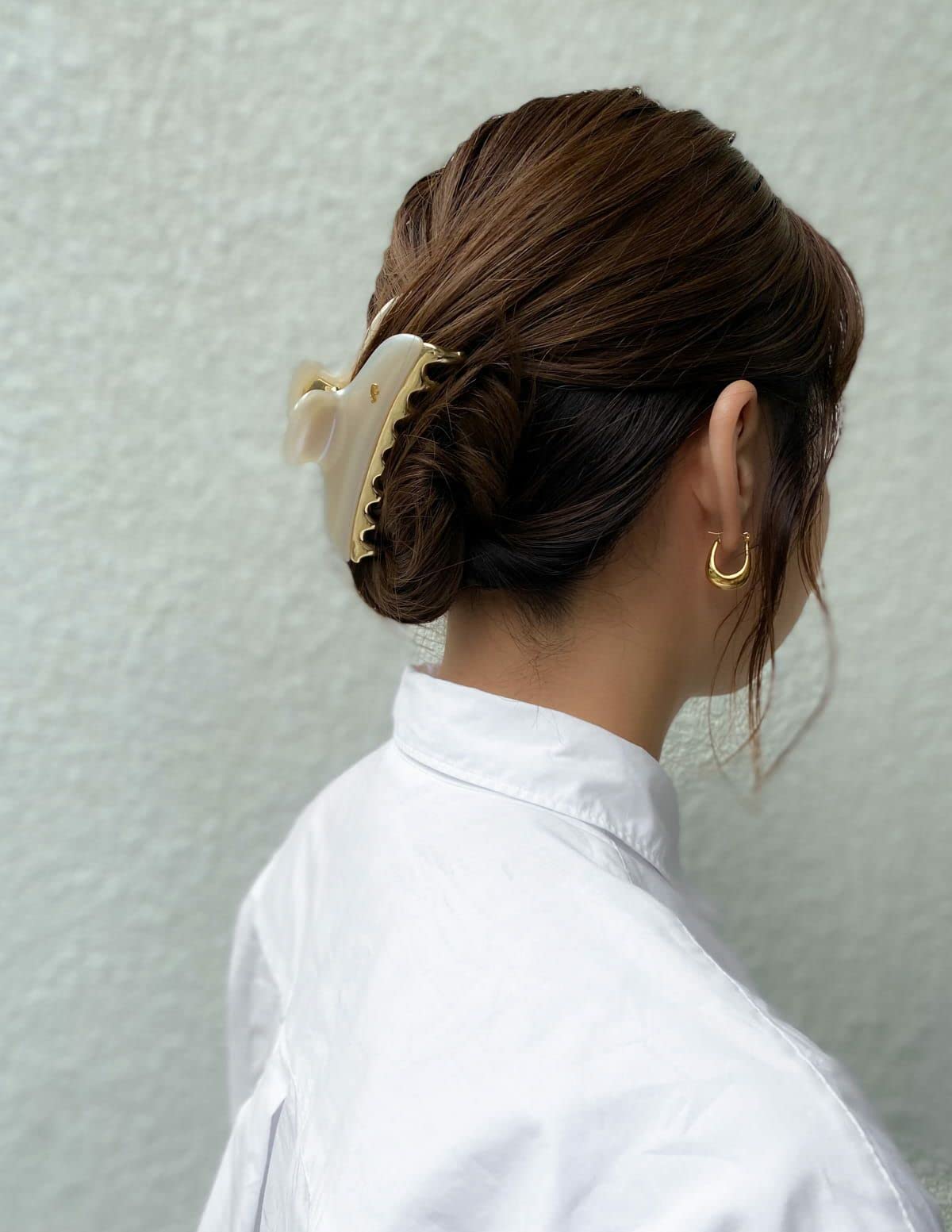 ぱるる : acca ヘアクリップニューコナーラパールホワイトL ニュー