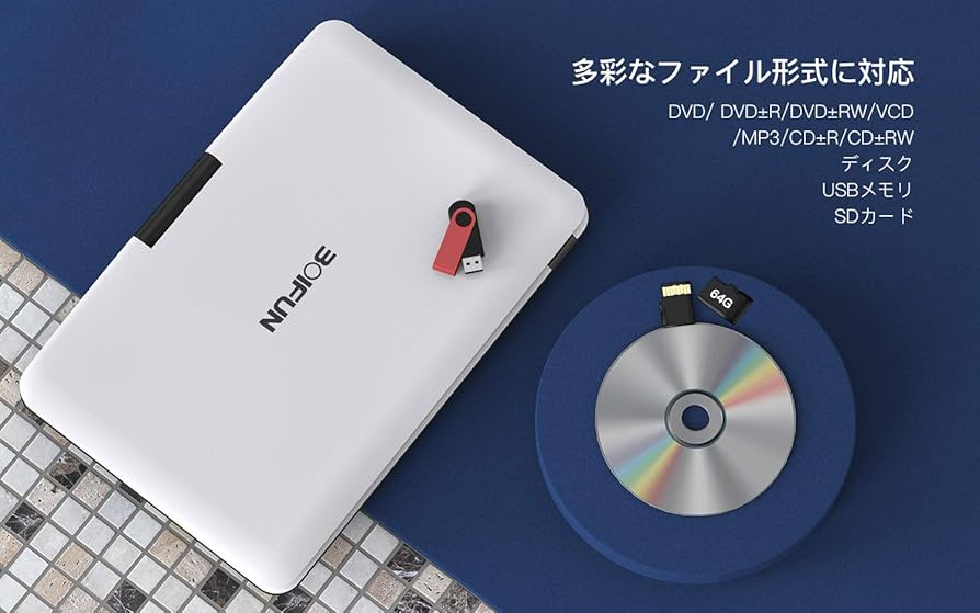 Amazon.co.jp: 【新登場】ポータブルDVDプレーヤー BOIFUN 15.6インチ
