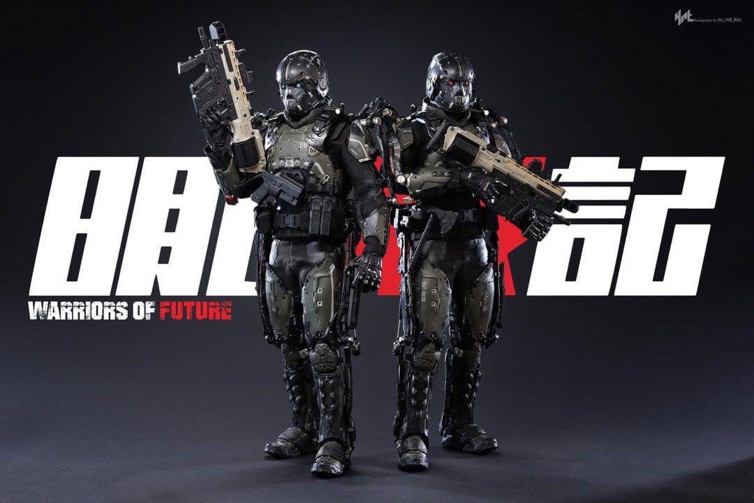 Amazon.co.jp: ホットトイズ MMS667 668明日戦記 EXO-SKELETON 強化外