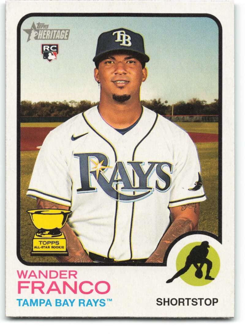 Amazon.com: 2022 Topps Heritage #347 Wander Franco NM-MT RC Rookie