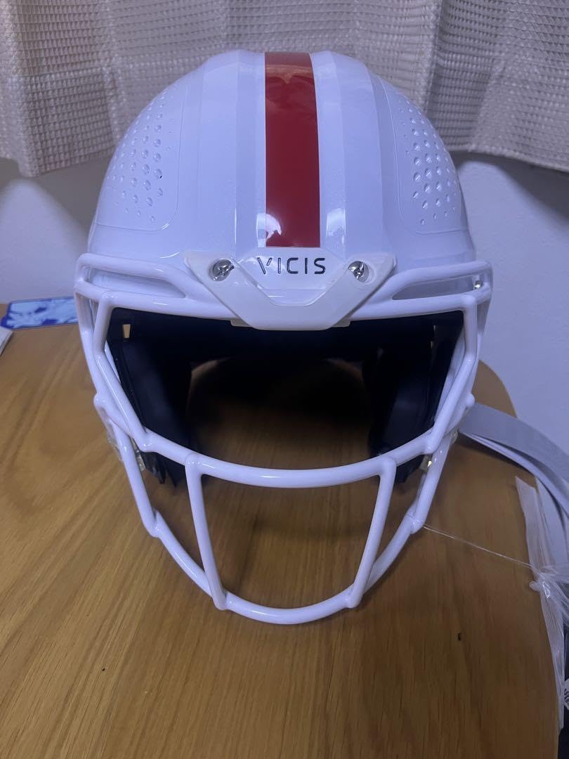 Amazon.co.jp: VICIS アメフト ヘルメット Lサイズ ホワイト 赤