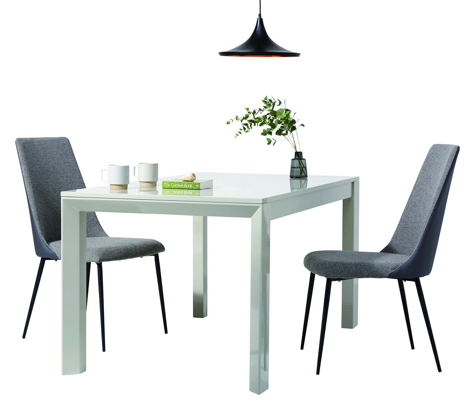 Amazon｜桜屋工業 ダイニングチェア DC-152 グレー 2脚入り