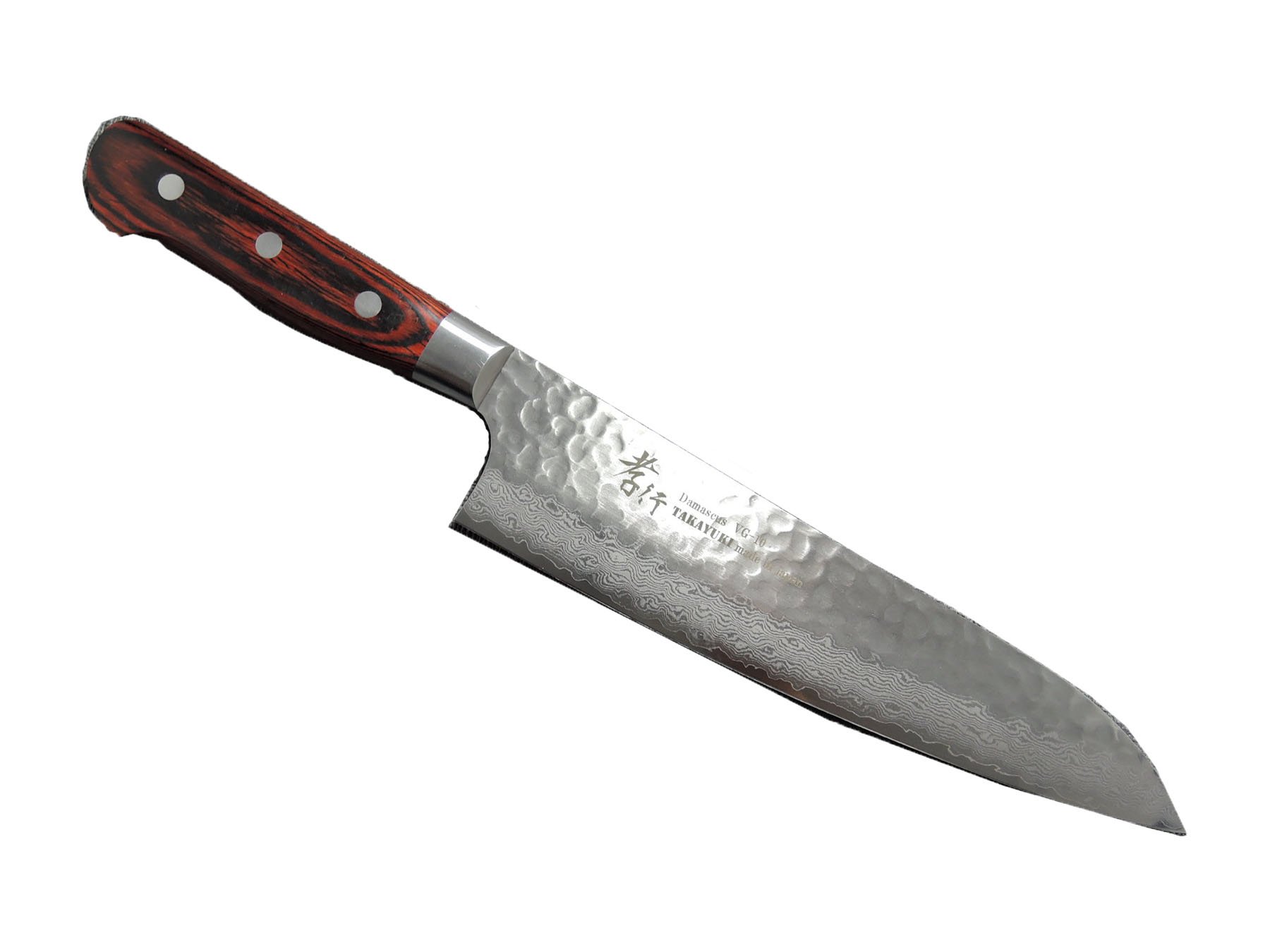 Amazon | 堺孝行 槌目ダマスカス VG10割込み 33層 牛刀210mm 07395