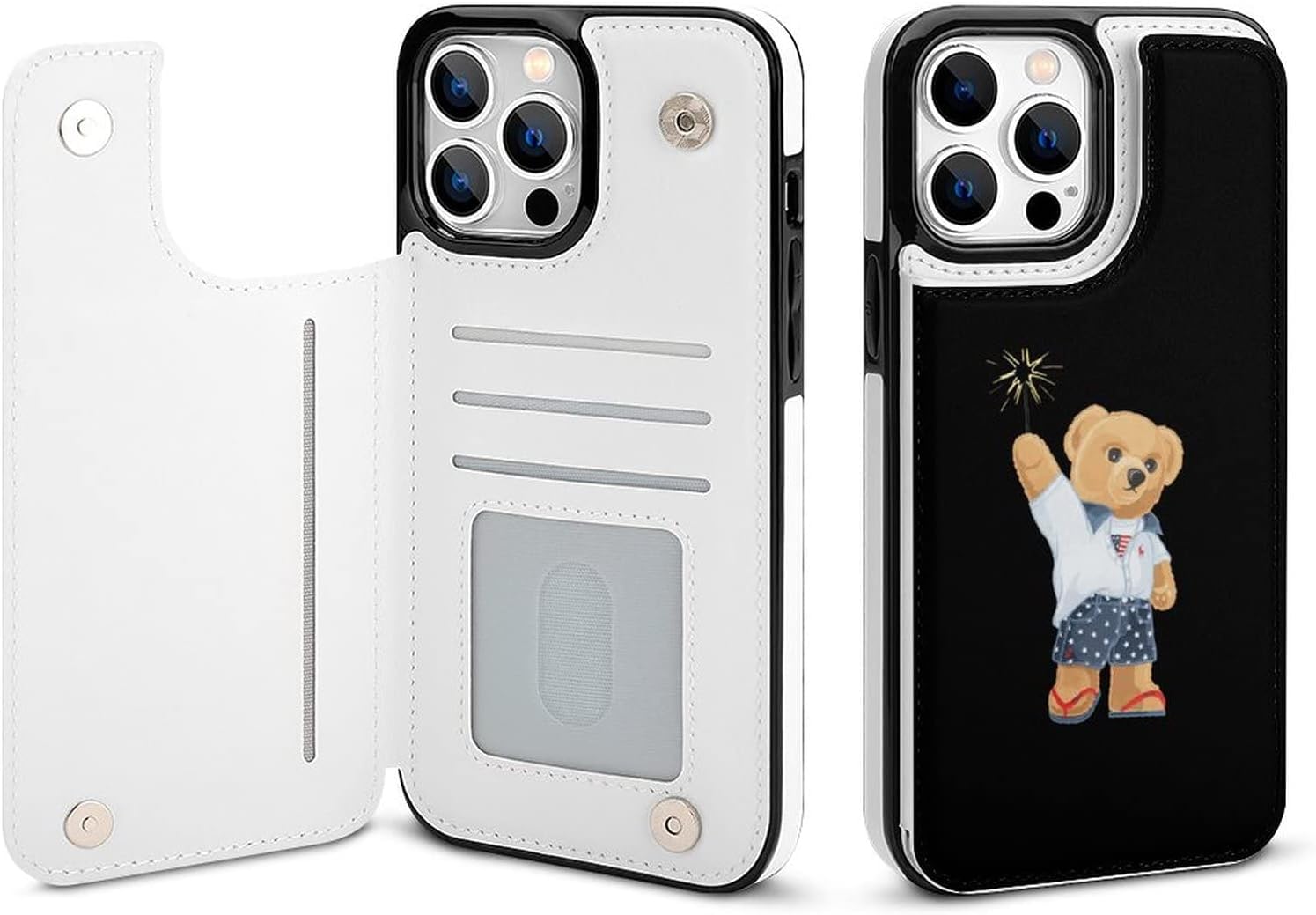 Amazon.co.jp: くま ポロベアー iPhone 13 ケース スマホケース pu