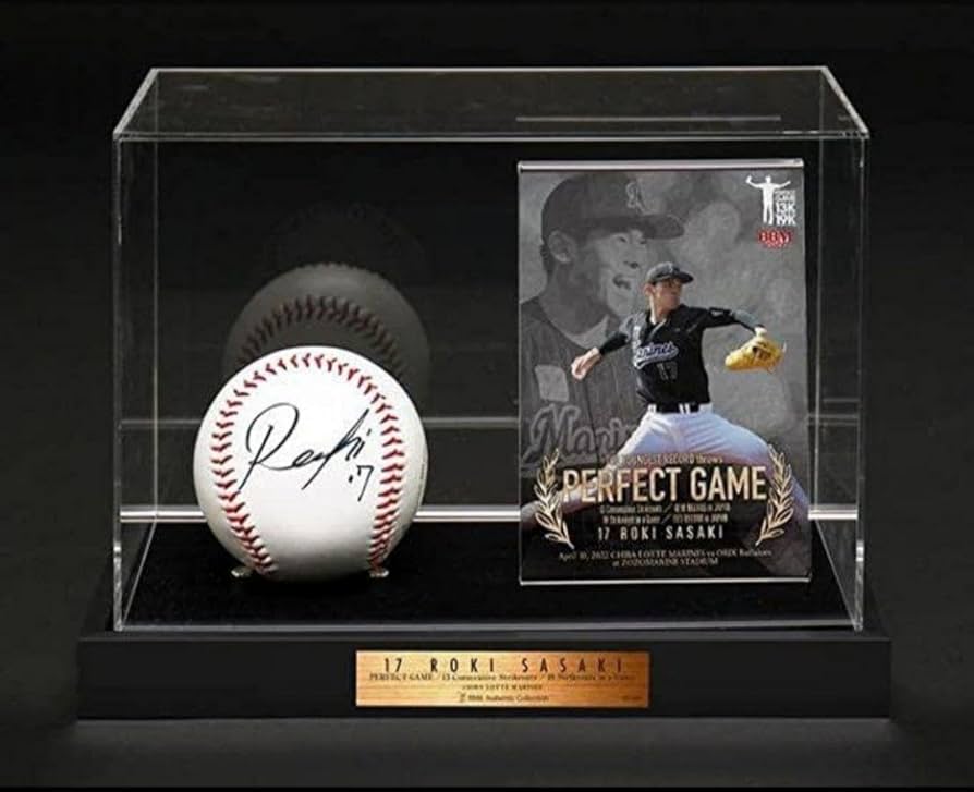 佐々木朗希 直筆サインボール＆カードセット 佐々木朗希直筆サイン