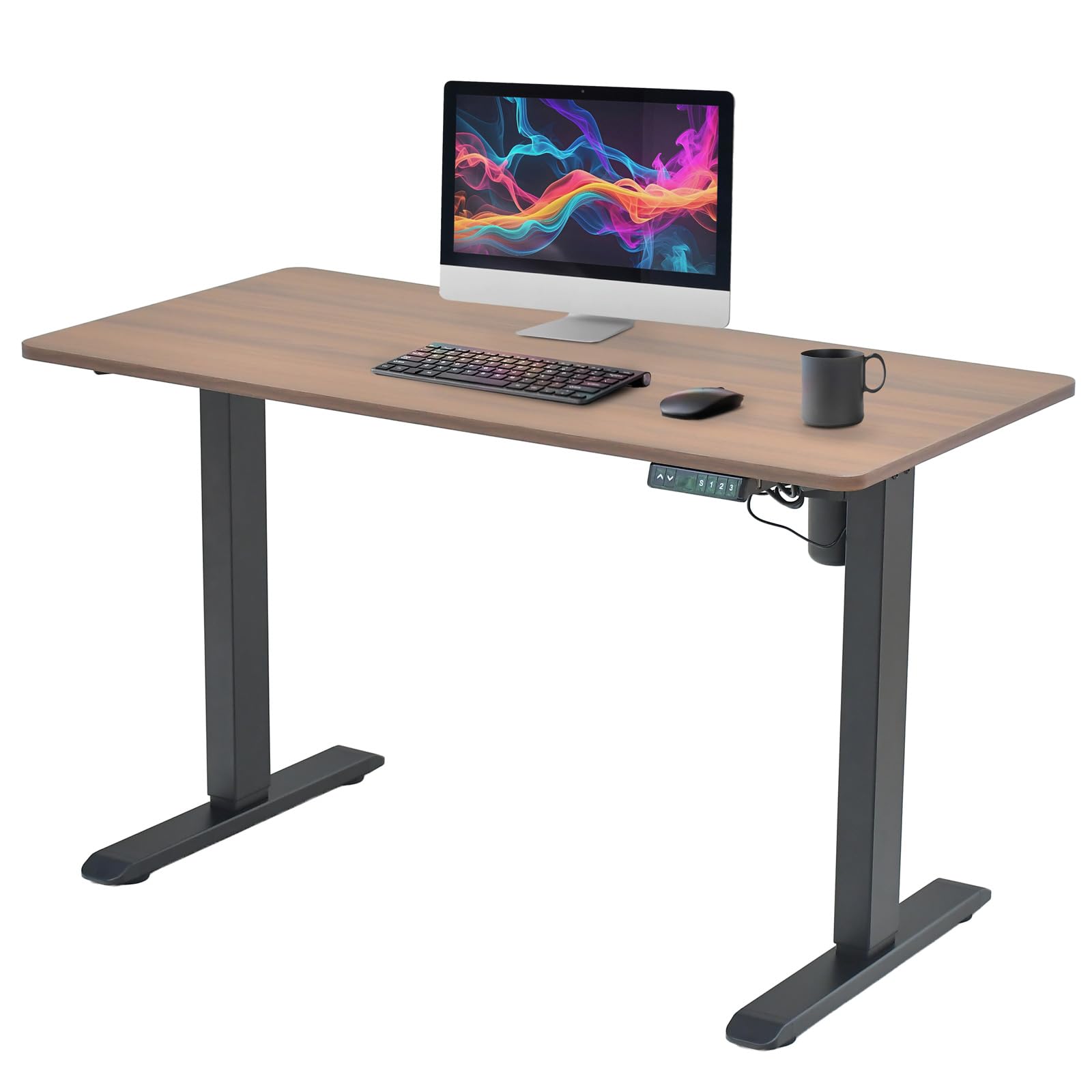 Amazon.co.jp: 山善(YAMAZEN) 昇降デスク 電動 昇降式デスク 一枚板