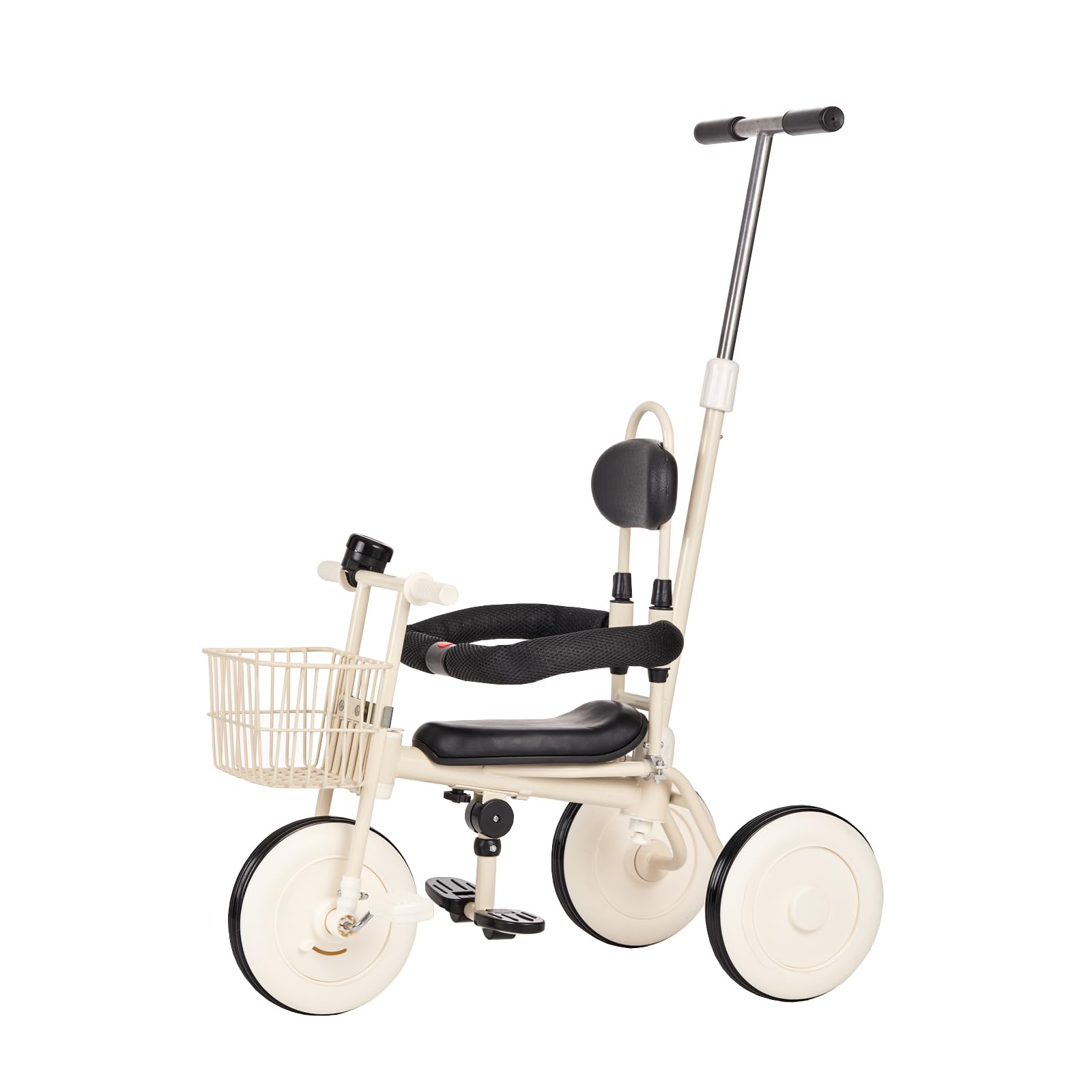 Amazon.co.jp: monozu レトロ三輪車 手押し棒付き 専用バッグ&傘 1歳 2