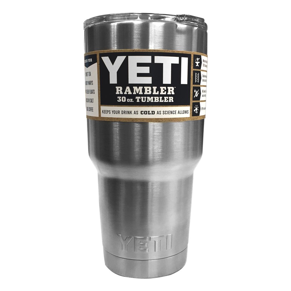 新品】YETI ランブラー タンブラー 30oz シルバー【ハンドル付き