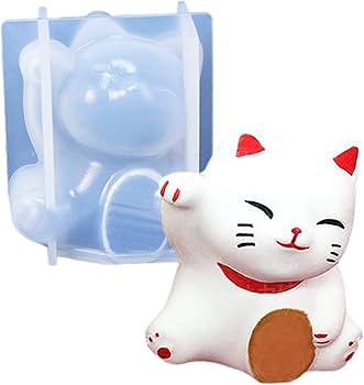 Amazon.co.jp: 【Ever garden】 猫 招き猫 ネコ 動物 シリコンモールド