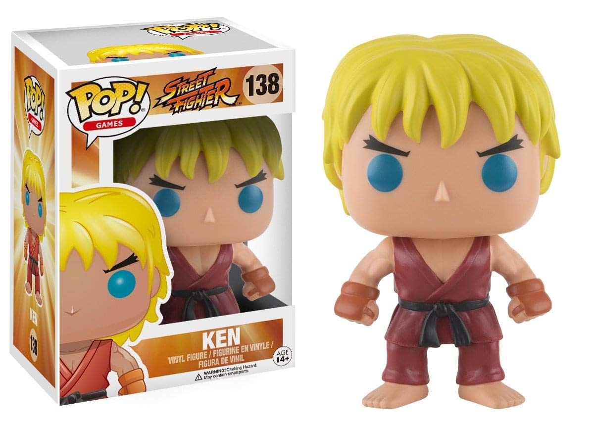 Amazon.com: Funko Street Fighter Ken Pop Games Figure : Toys & Games