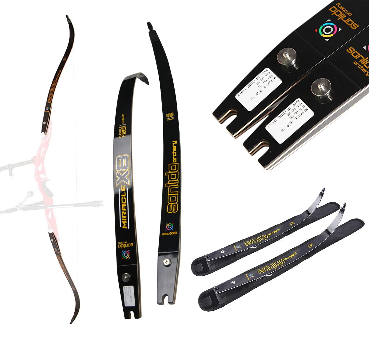 Amazon.co.jp: SHARROW Sanlida Miracle X8&X9&X10 競技リカーブボウ