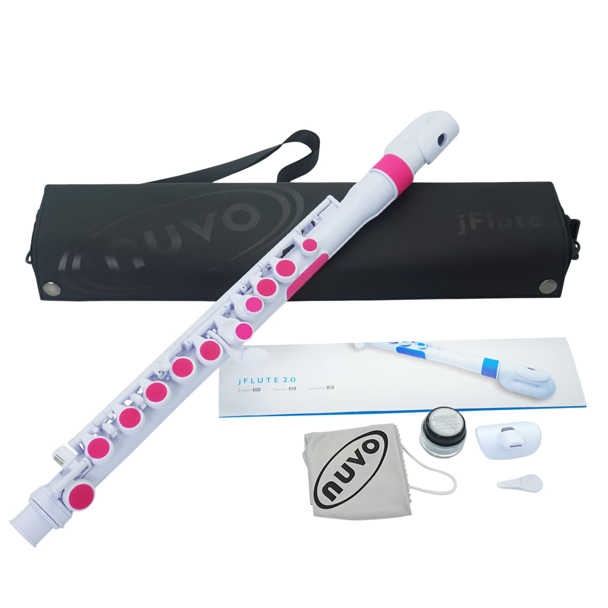 Amazon.com: Nuvo jFlute 2.0, C Flute - Plastic, White/Pink, for