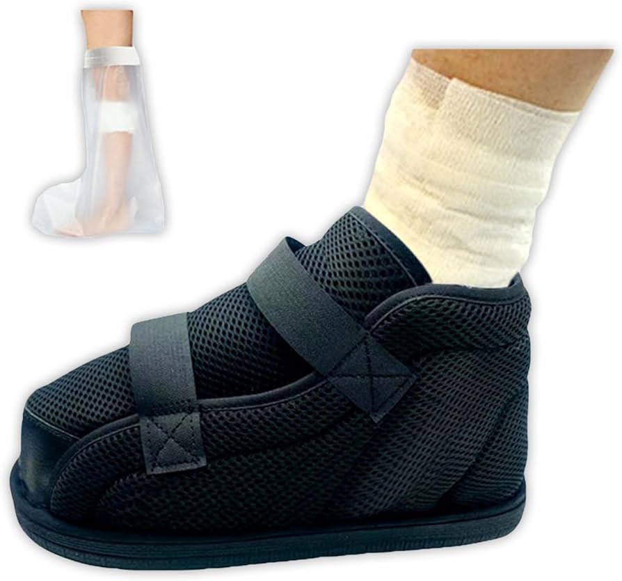 Amazon | Rimikuru ギプスシューズ 術後シューズ 介護 ケガ用 ギプス