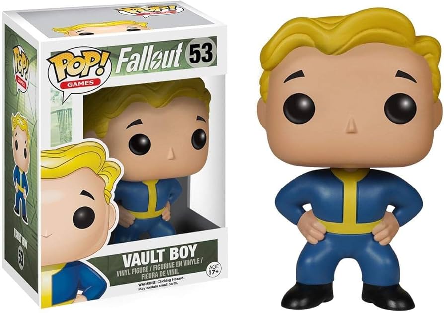 Amazon.com: Fallout - Vault Boy POP Figure Toy 3 x 4in : Toys & Games