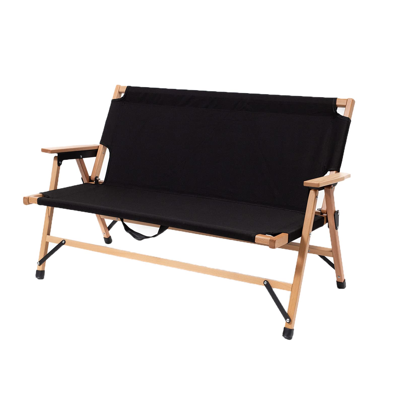 Amazon.co.jp: Hilander(ハイランダー) ウッドフレーム2人掛けベンチ