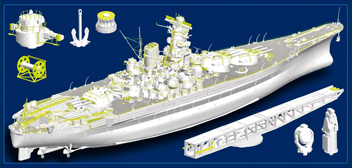 Amazon | モノクローム 1/200 日本海軍 戦艦 大和 プラモデル A140