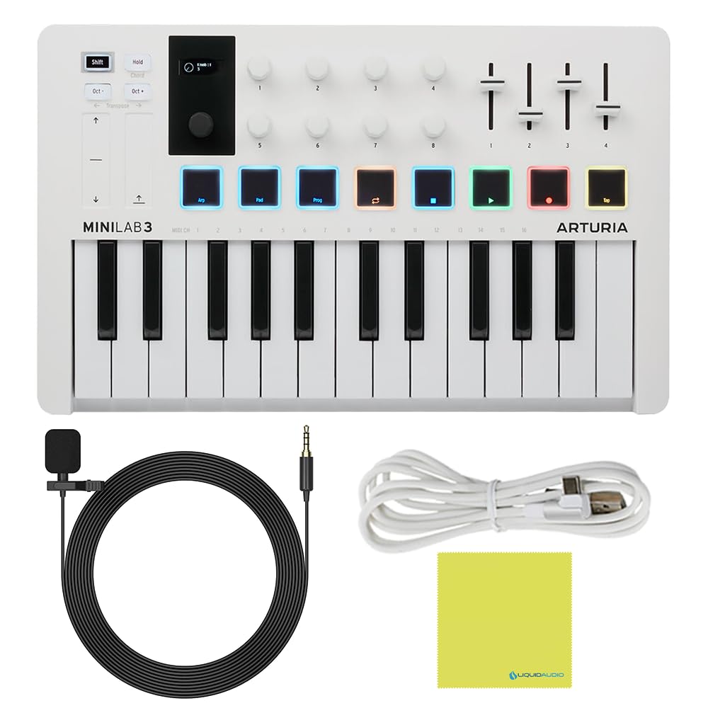 Amazon.com: Arturia MiniLab 3 MIDI Keyboard Controller, Lavalier