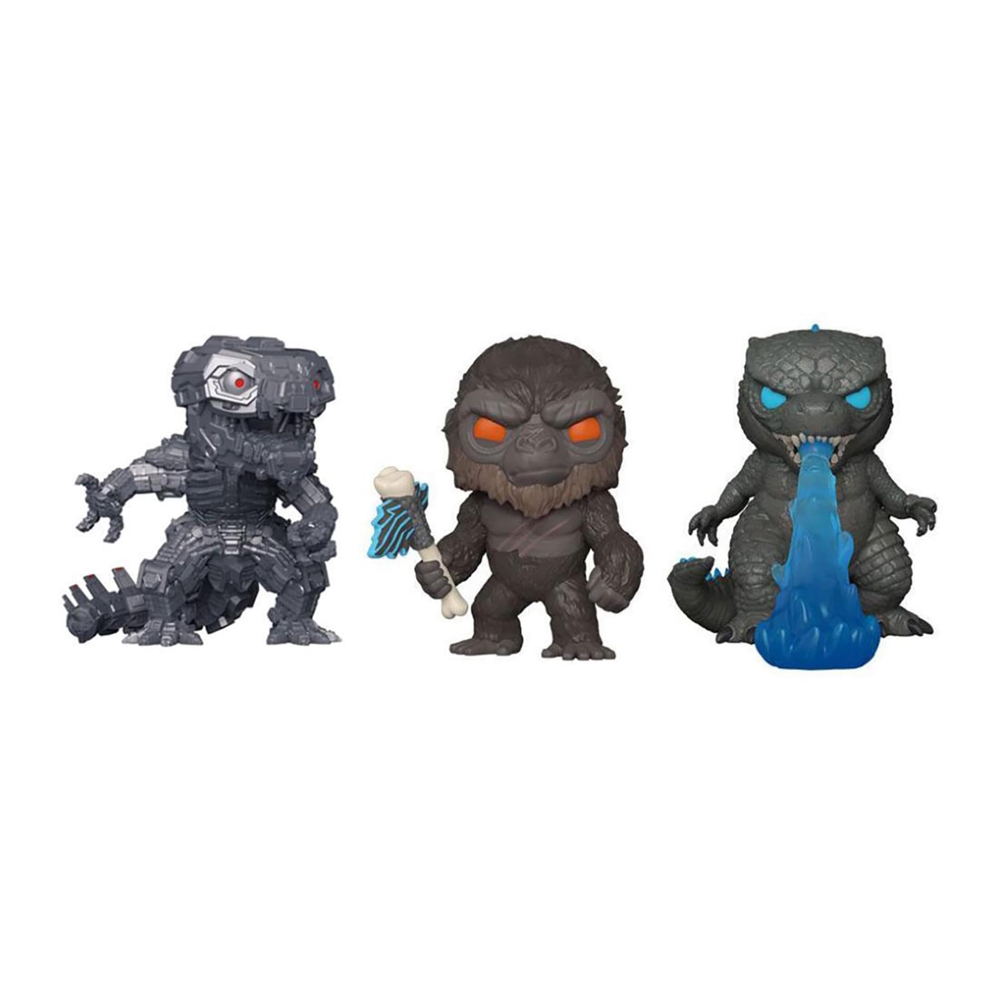 Amazon.com: Godzilla vs Kong Funko POP 3 Pack Mechagodzilla | Kong