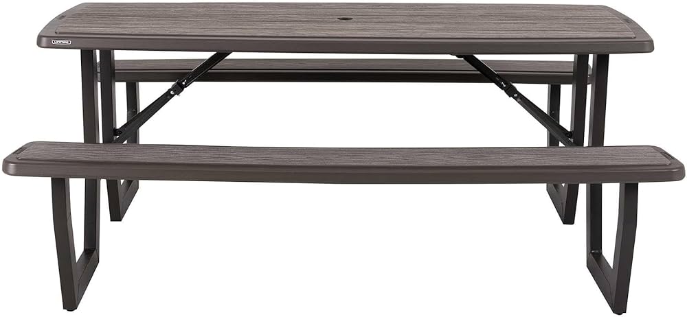 Amazon.co.jp: LIFETIME ライフタイム 折り畳み式 ピクニックテーブル