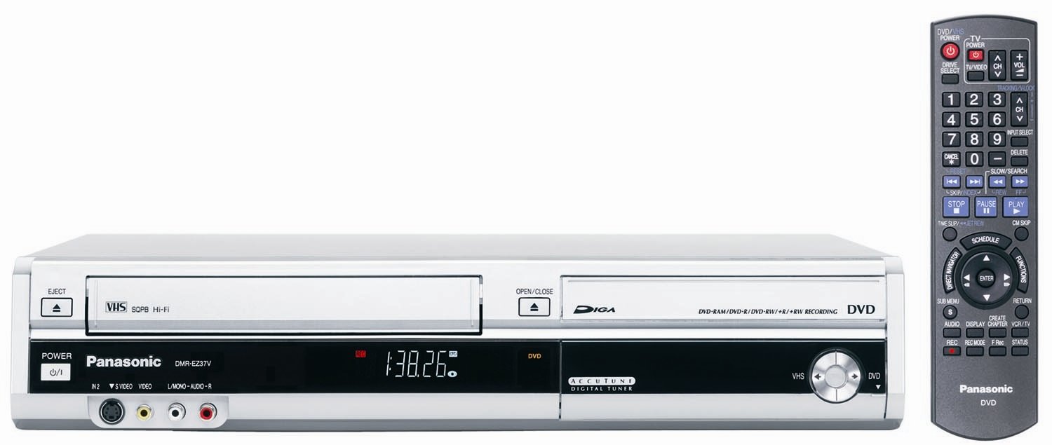 Amazon.com: Panasonic DMR-EZ37VS DVD-Recorder/VCR Combo with ATSC