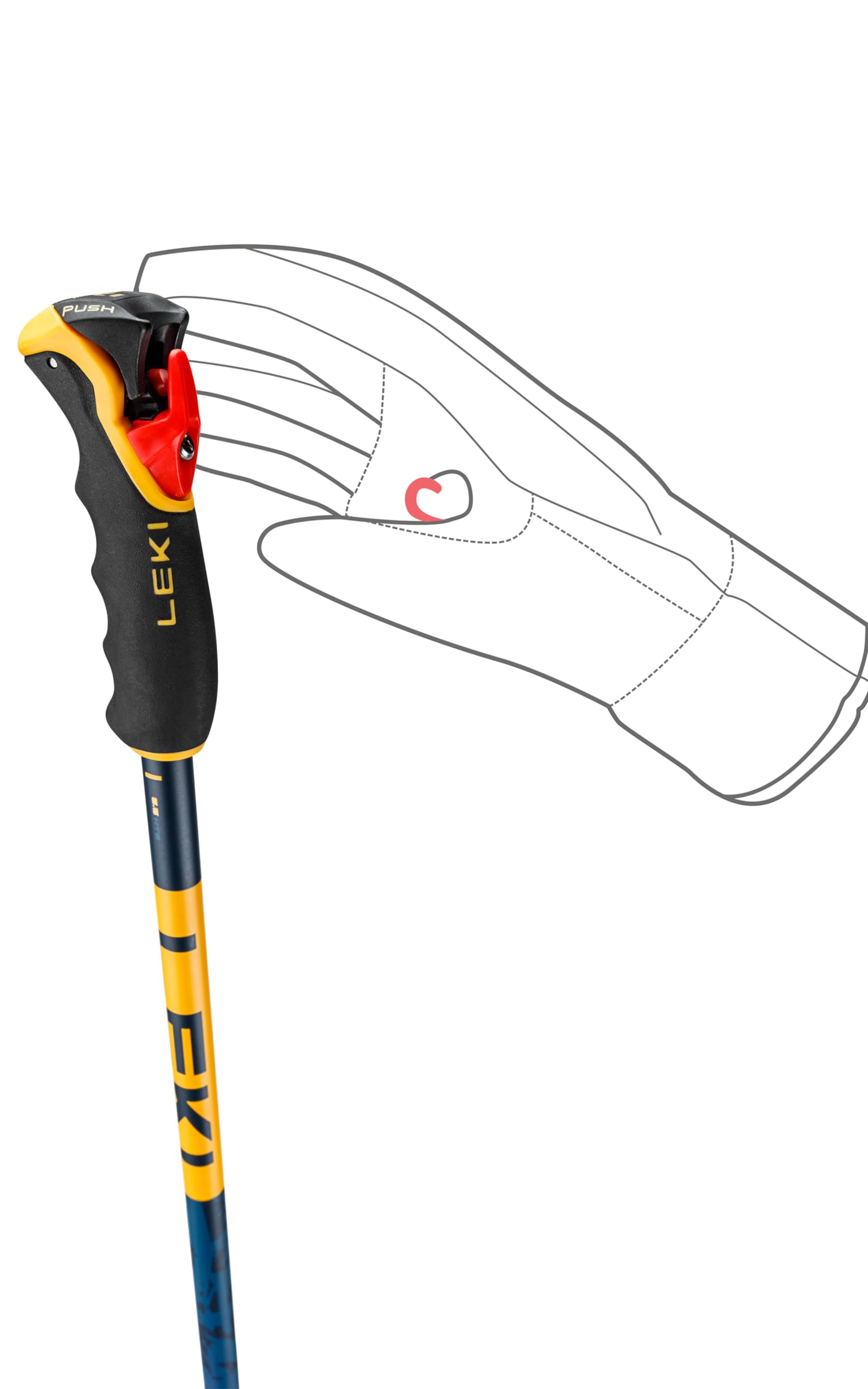 Amazon | [レキ] スキーストック メンズ 伸縮カーボンポール SPITFIRE