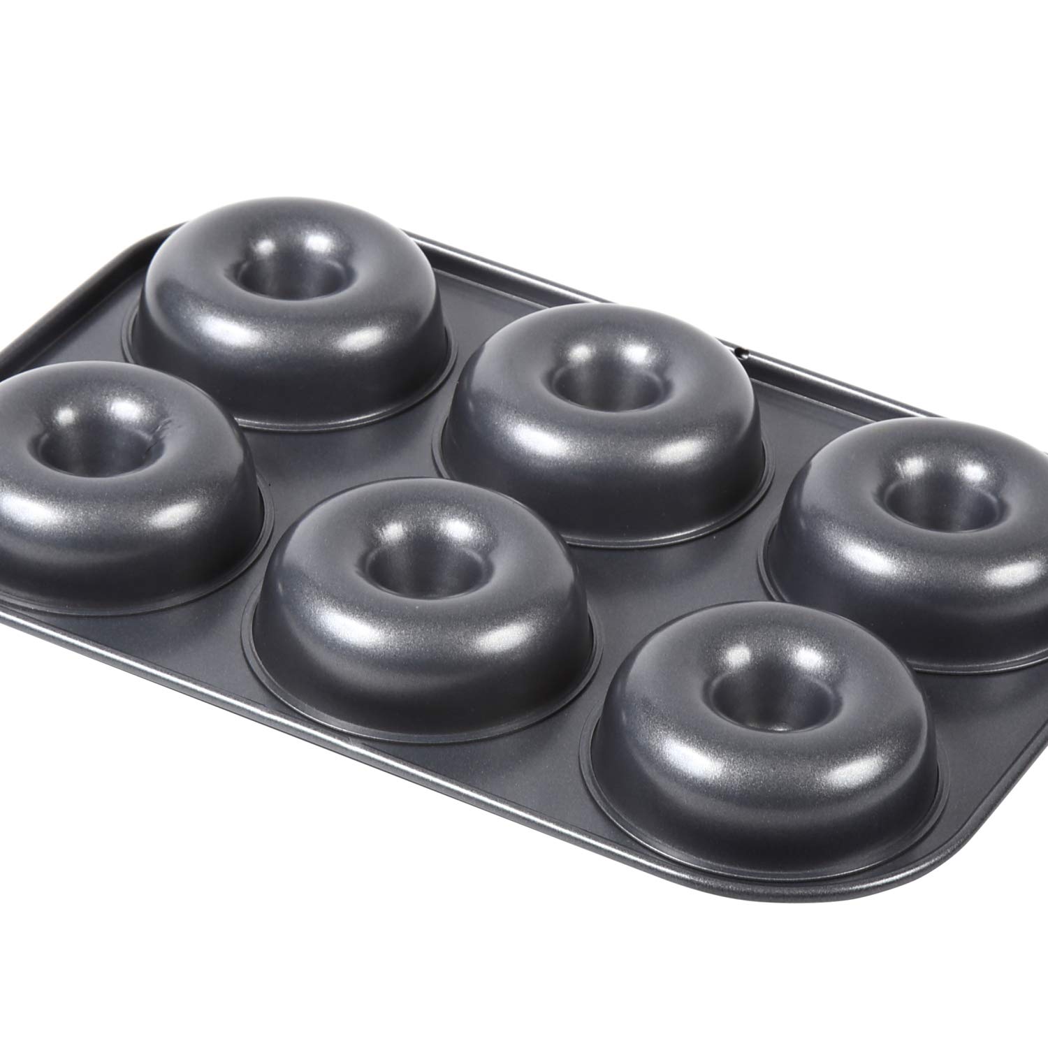 Amazon｜シリコン加工天板 ベイクドーナツ型 6P スチール ノン