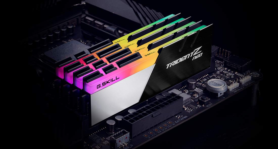 G.SKILL 16GB Trident Z Neo DDR4 3800MHz PC4-30400 CL14 RGB Dual