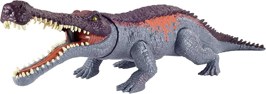Amazon.co.jp: Mattel - Jurassic World Massive Biters Sarcosuchus