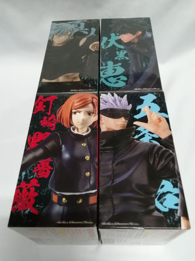 Amazon.co.jp: 呪術廻戦 五条悟 真人 釘崎野薔薇 伏黒恵 フィギュア 呪