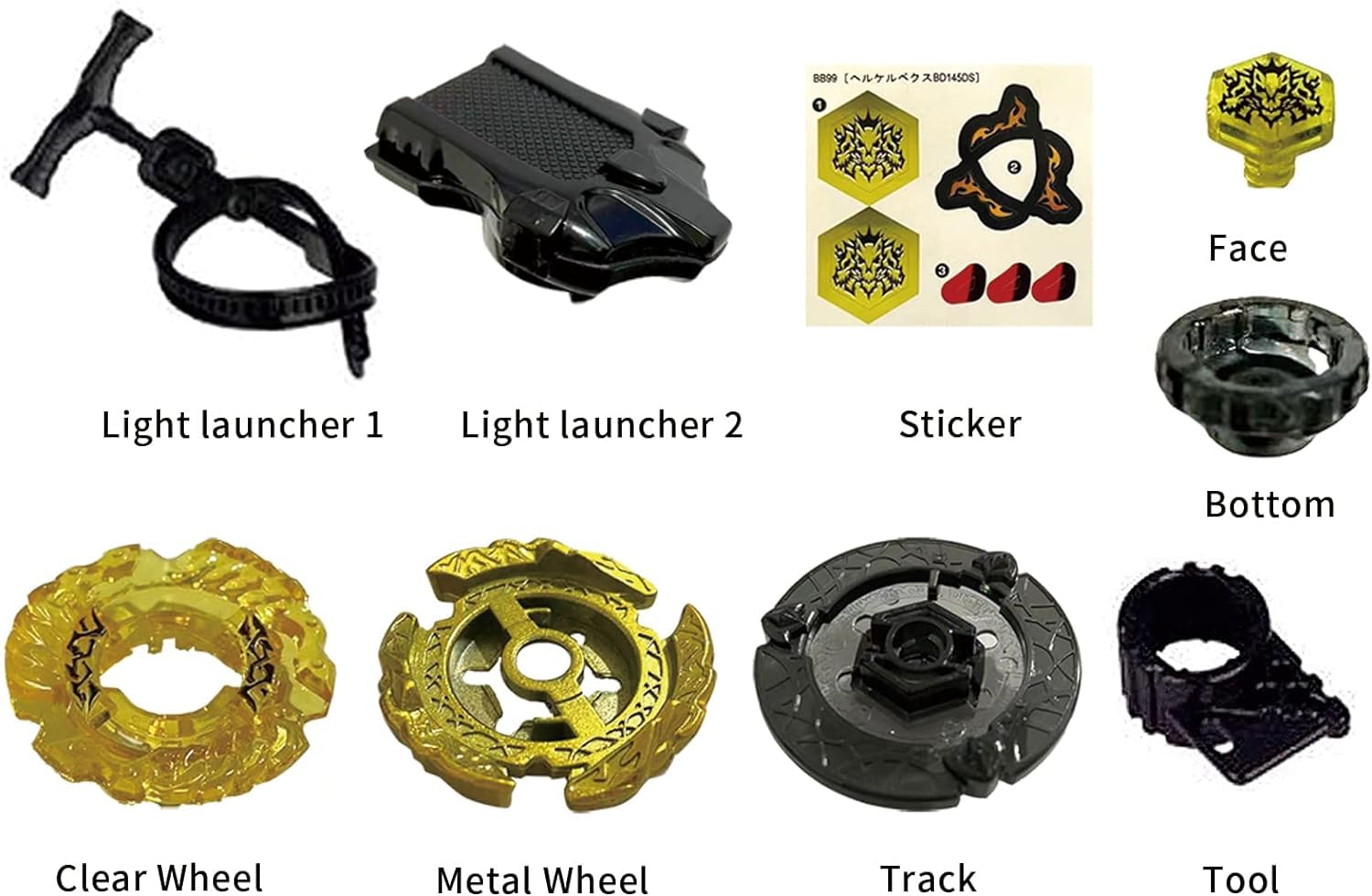 Amazon.co.jp: Bey Battling Top Blade メタルジャイロセット 男の子用