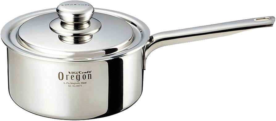 Amazon.co.jp: ビタクラフト 片手鍋 オレゴン 18cm レシピ付 8671