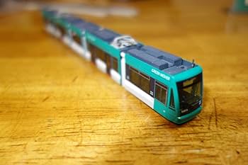 Amazon | Nゲージ NT123 広島電鉄 5000形 グリーンムーバー | 鉄道模型