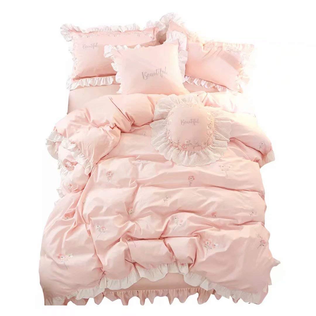 Amazon | 掛け布団カバー 4点セット ダブル 布団カバー ベッドカバー