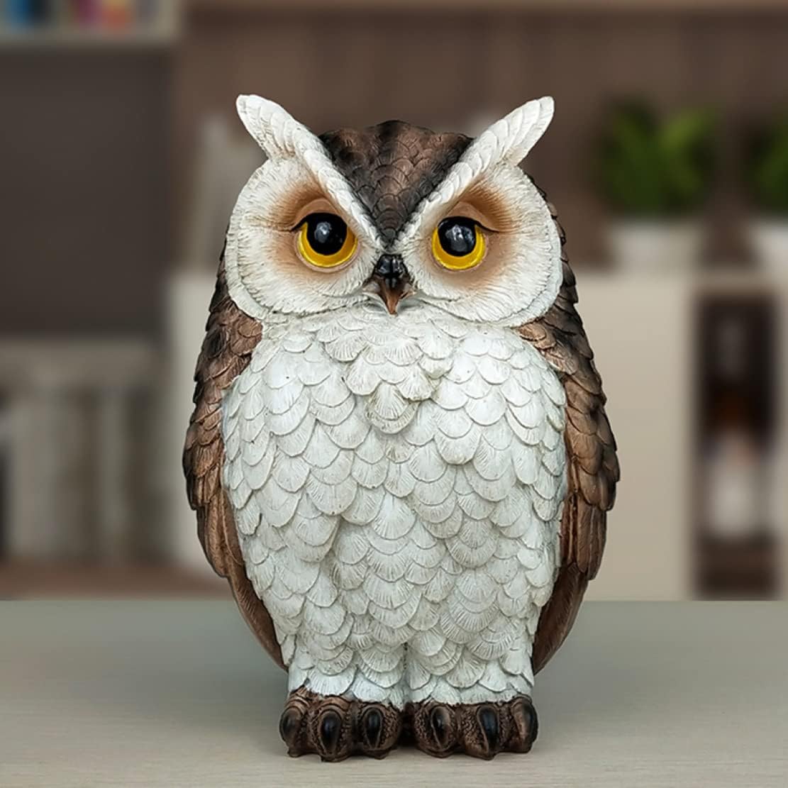 Amazon.co.jp: XMayGift ふくろう 置物 玄関 屋内装飾 風水グッズ