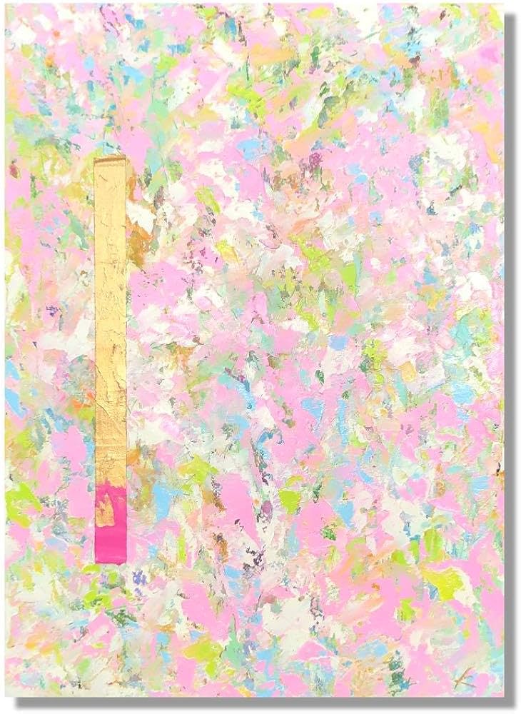 Amazon.co.jp: 絵画 油絵 原画 抽象画 北欧 パステルカラー 現代アート