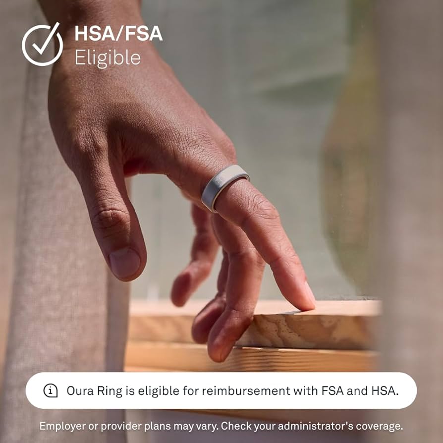 Amazon.com: Oura Ring 4 - Brushed Silver - Size 9 - Size Before