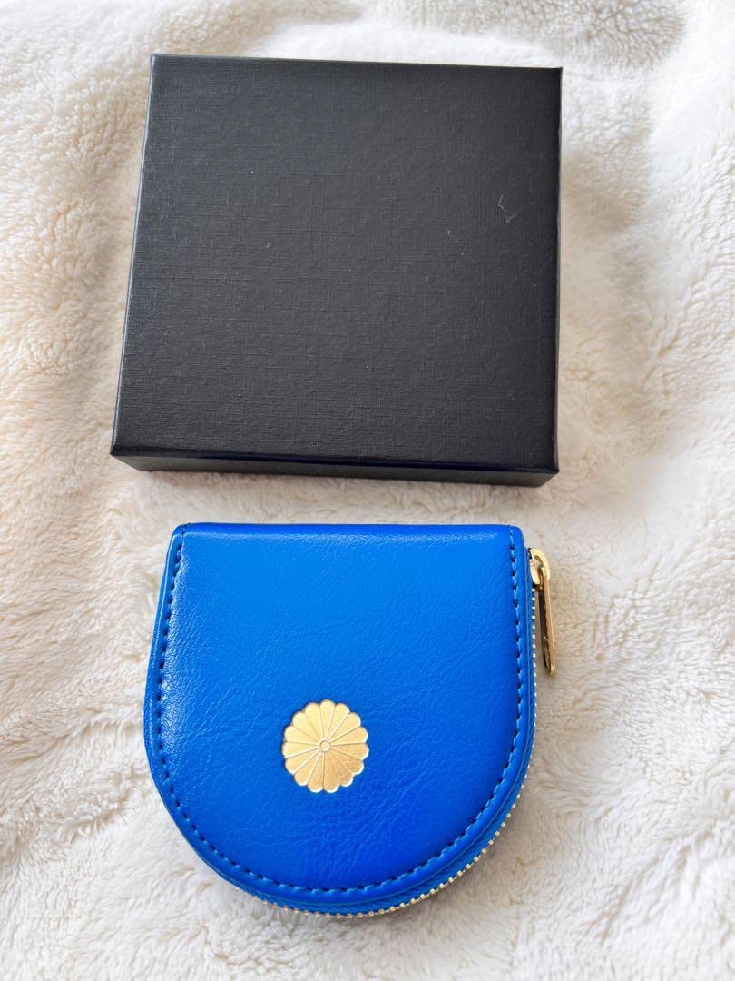 Amazon.co.jp: 皇居 限定 本グッズ コインケース 革 小銭入れ 馬蹄型