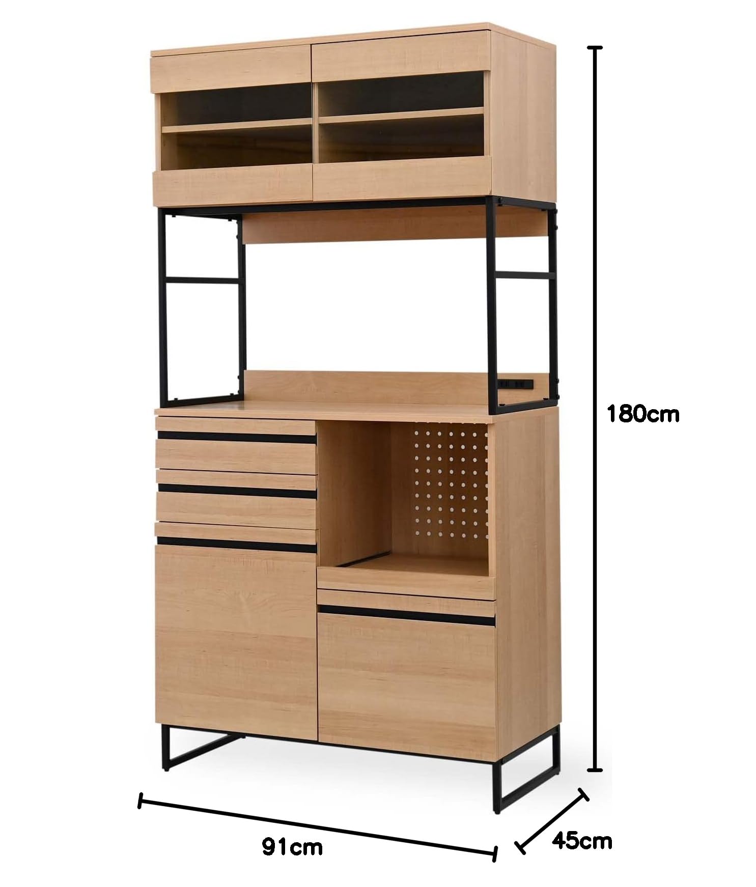Amazon｜moca company CLOUDEAR キッチンボード 幅90 レンジボード