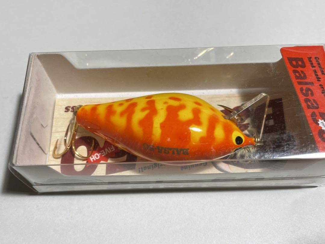 実釣未使用 美品 バルサ50 オレンジコーチドッグ 6個セット 実釣