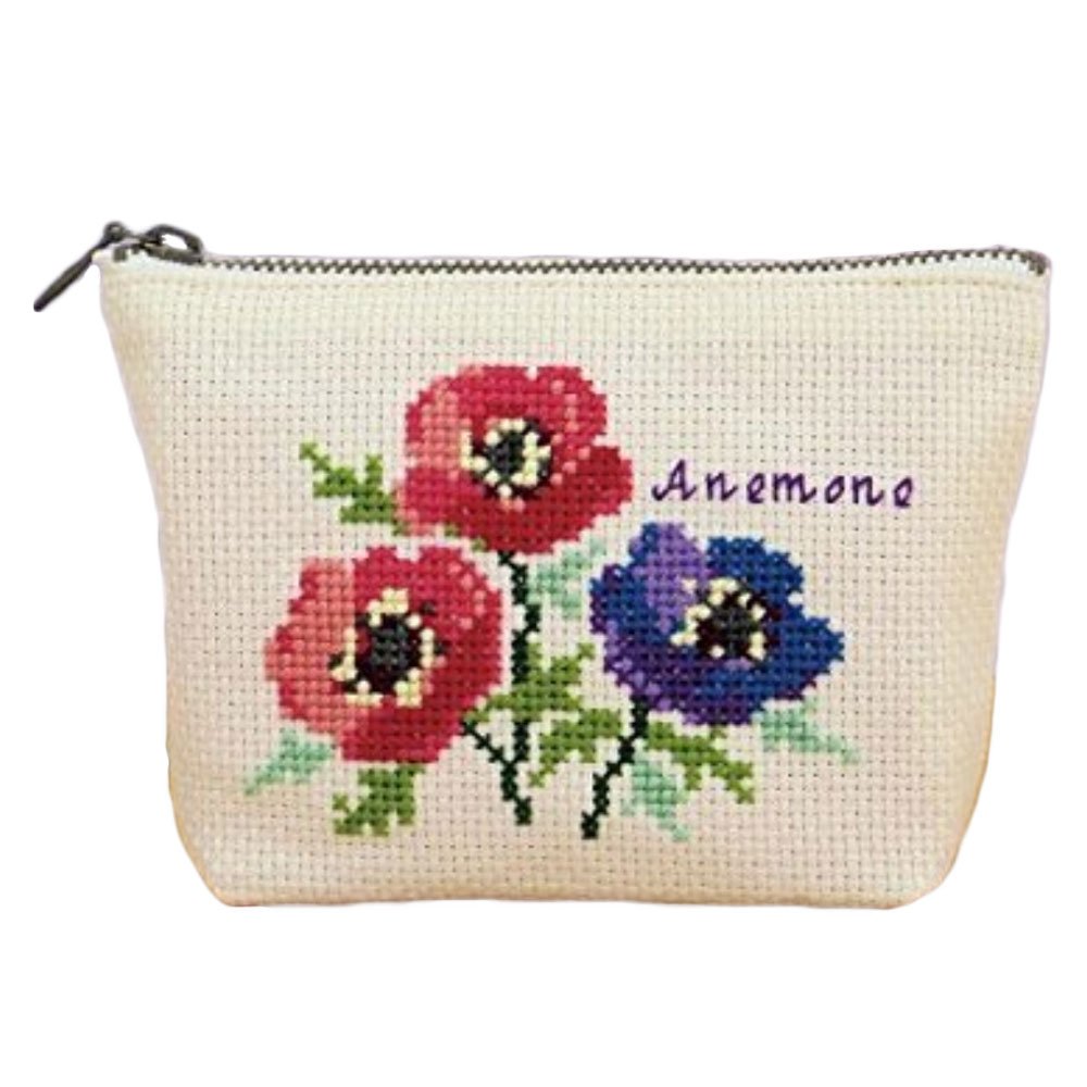 クロスステッチ 完成品 ファスナーポーチ サモイロフ オーダー62