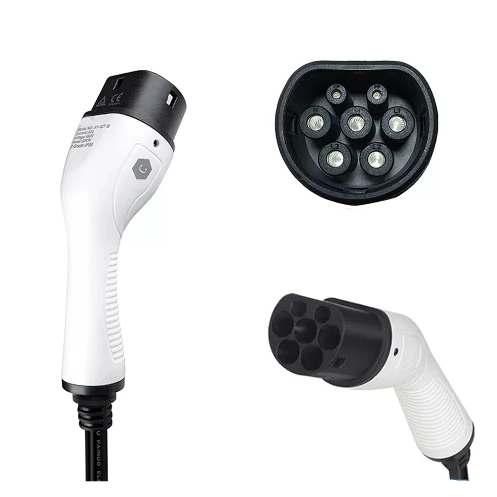 人気 200V 16A タイプ2充電ケーブル 約7m 200V 16A タイプ2充電