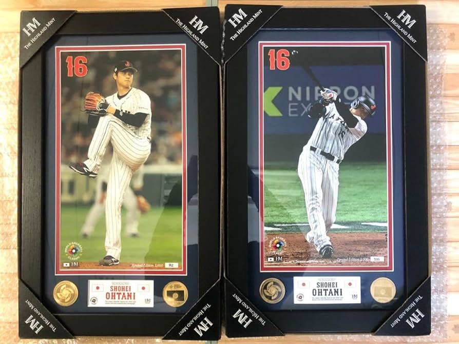 Amazon.co.jp: 大谷翔平 2023 WBC 投手 打者 ダブルコインフォトミント