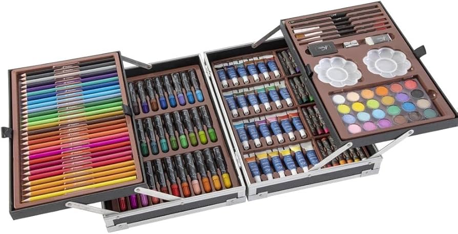 Amazon.com: Nassau Fine Art Painting Case, 145-Piece Art Drawing