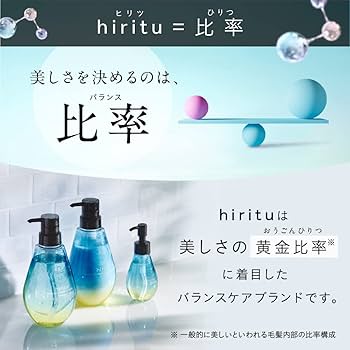 Amazon | hiritu(ヒリツ) バランスリペアシャンプー スムース 詰め替え