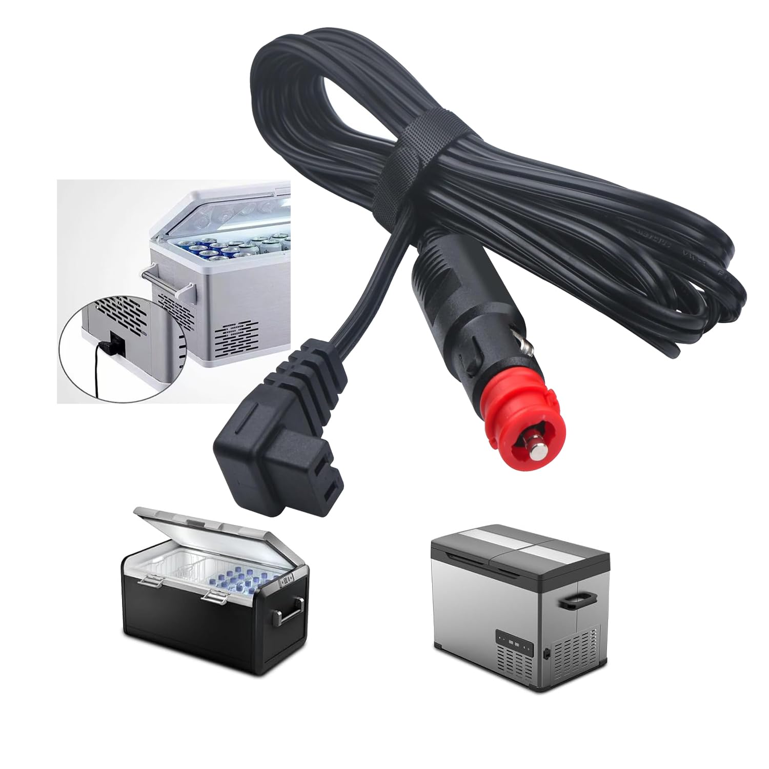 Amazon.co.jp: 車載冷蔵庫 DC電源コードケーブル ポータブル冷凍庫 長