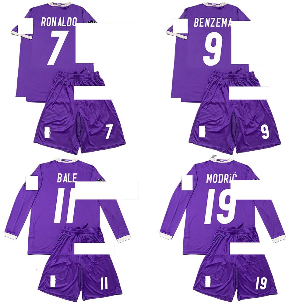 16-17 レアル・マドリード セルヒオ・ラモス 背番号4 長袖 シャツ 17